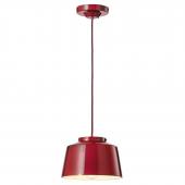 bordo nagy keramia fuggesztek  retro stilus modern lakas ipari loft stilus enterior piros lampa etterem etkezo vilagitas formavivendi lakberendezes.jpg
